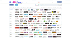 Desktop Screenshot of blogs2011.allmyfaves.com