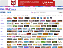 Tablet Screenshot of games.allmyfaves.com